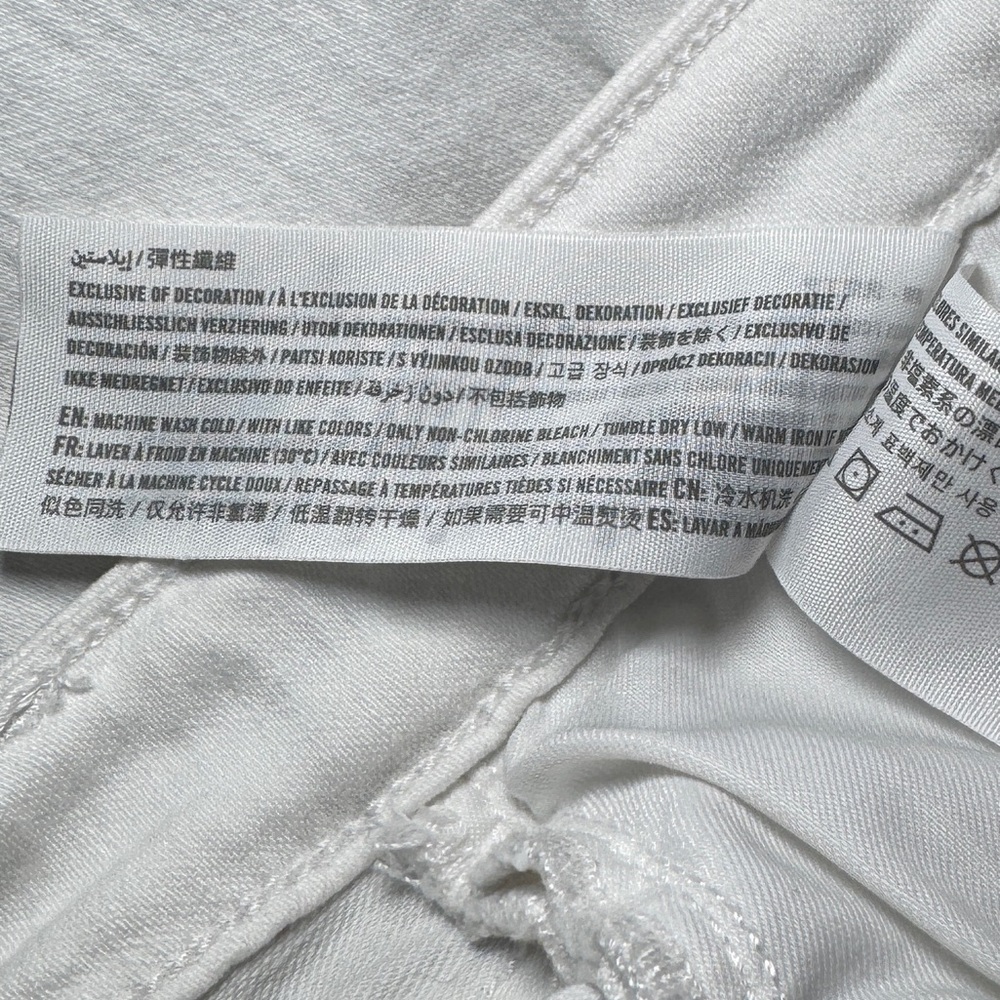 Abercrombie & Fitch | Women’s High Rise White Button-Fly Jeans Size 25/0 - Picture 9 of 11